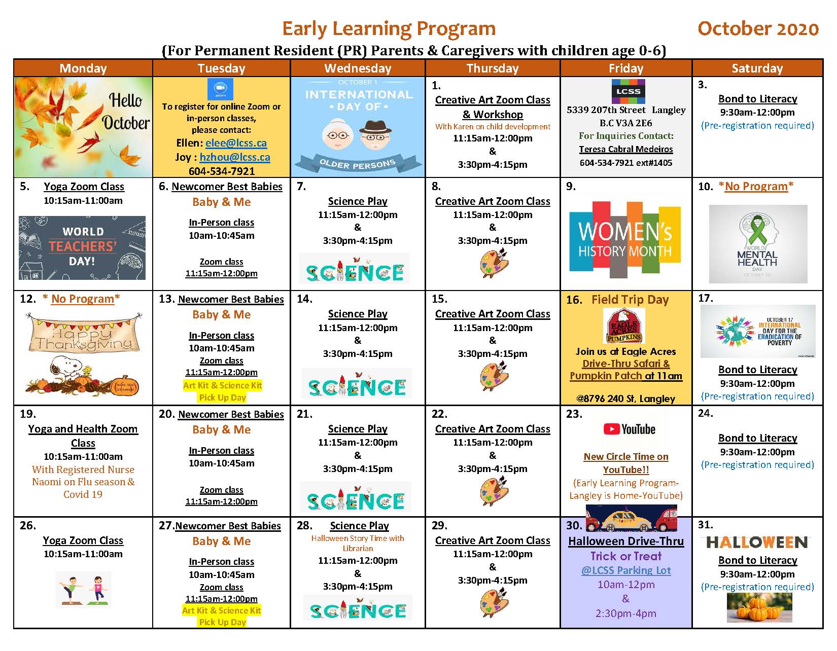 Lcss Calendar