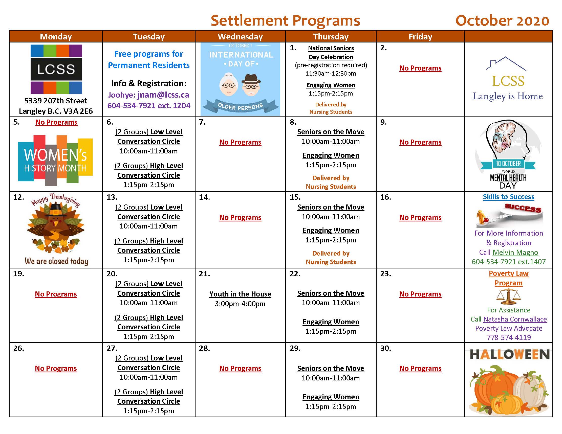 Lcss Calendar