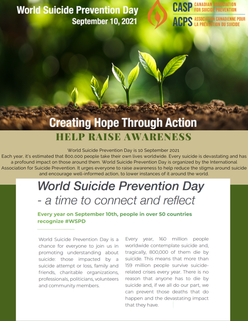 World Suicide Prevention Day 2021 - LCSS