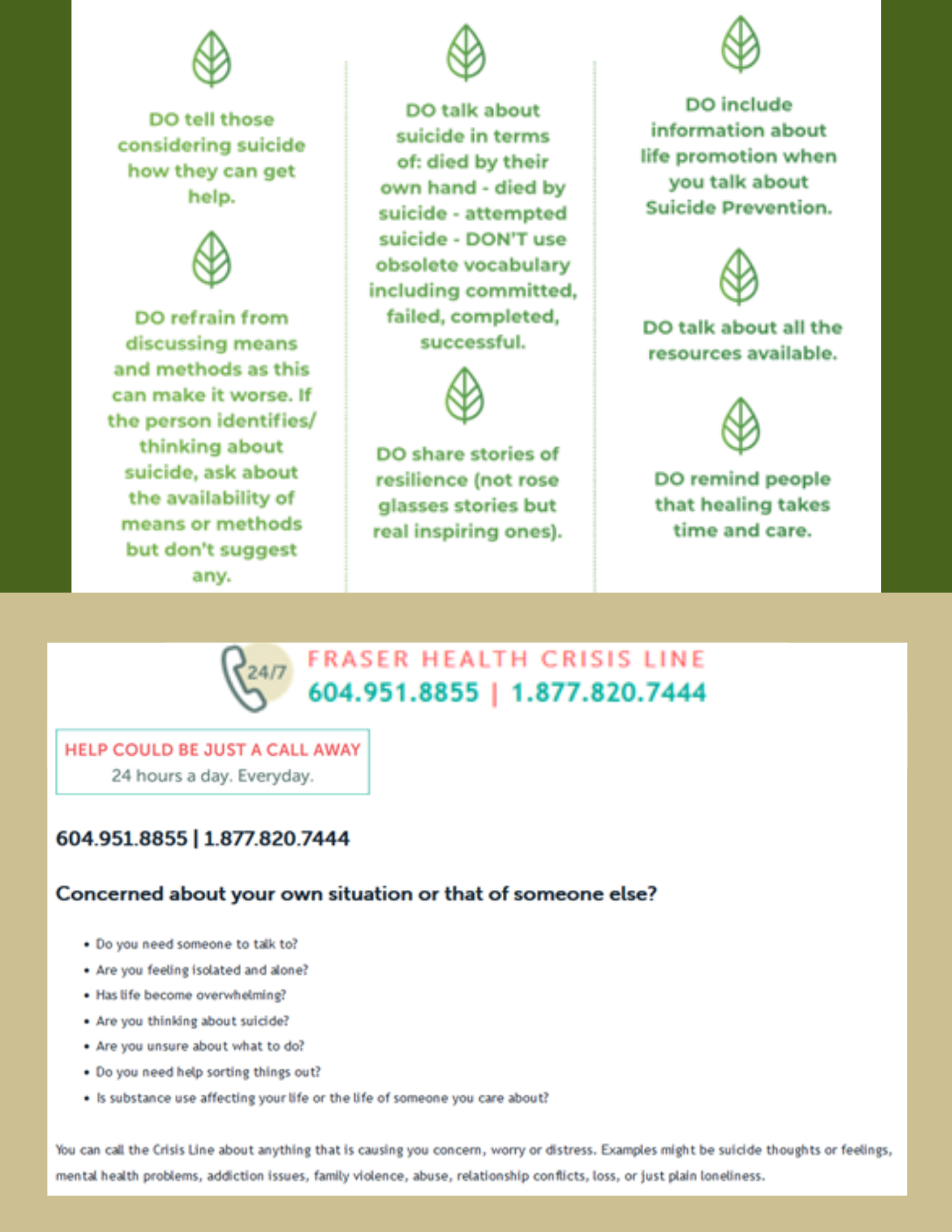 World Suicide Prevention Day 2021 - LCSS